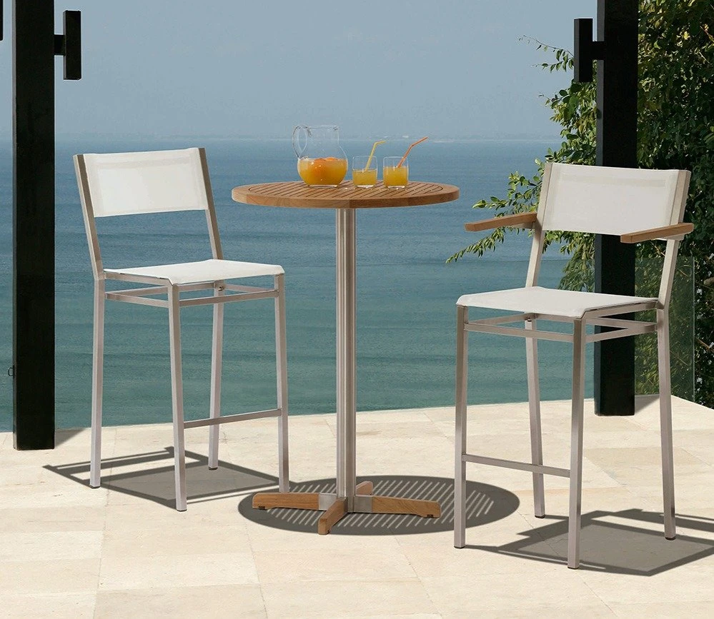 Barlow Tyrie Equinox High Dining Carver Chair 10 Barlow Tyrie Equinox High Dining Carver Chair - Image 8