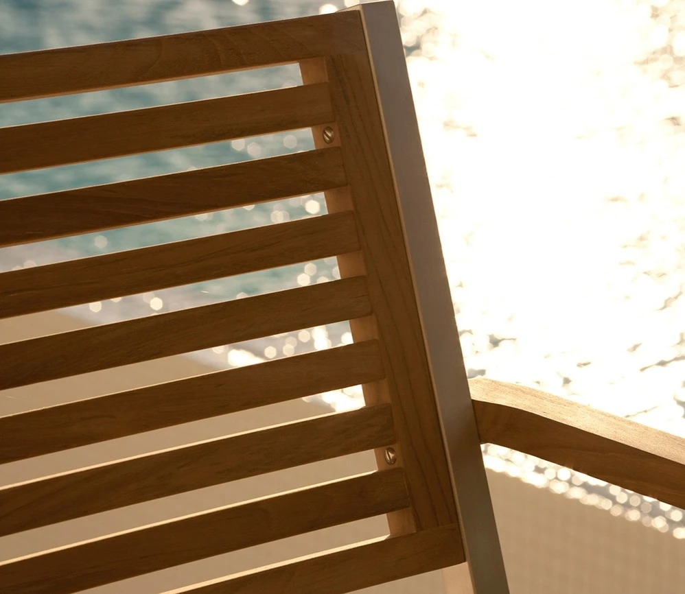 Barlow Tyrie Equinox Teak Stacking Armchair 5 Barlow Tyrie Equinox Teak Stacking Armchair - Image 3