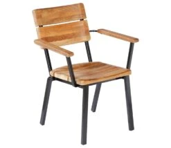Barlow Tyrie Titan Rustic Teak And Aluminium Armchair