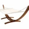 Charles Bentley Extra Large Hammock With Wooden Arc Stand -Love Garden charles bentley extra large hammock with wooden arc stand 2ad75cd312327f0838fc1491b3bde950 original