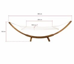 Charles Bentley Extra Large Hammock With Wooden Arc Stand -Love Garden charles bentley extra large hammock with wooden arc stand 76bd52fb72e87adfcd44624a0aea3107 original