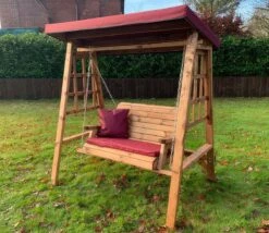 Charles Taylor Dorset Burgundy 2 Seater Swing Seat