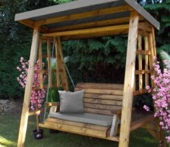 Charles Taylor Dorset Grey 2 Seater Swing Seat -Love Garden charles taylor dorset grey 2 seater swing seat 5938f33ae6eda34d432a1a63aba6abfd original