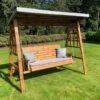 Charles Taylor Dorset Grey 3 Seater Swing Seat -Love Garden charles taylor dorset grey 3 seater swing seat 685ecb669c0eac488d7387a67cc74889 original