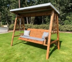 Charles Taylor Dorset Grey 3 Seater Swing Seat -Love Garden charles taylor dorset grey 3 seater swing seat 9a4e5b4e0f45ea467787c7cc7d52ce99 original