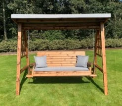 Charles Taylor Dorset Grey 3 Seater Swing Seat -Love Garden charles taylor dorset grey 3 seater swing seat de0531094ec211cf5b10655267cb6d1c original