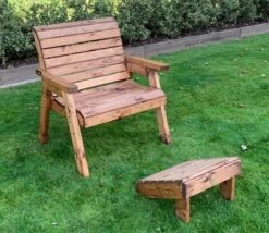 Charles Taylor Grand Chair With Footstool