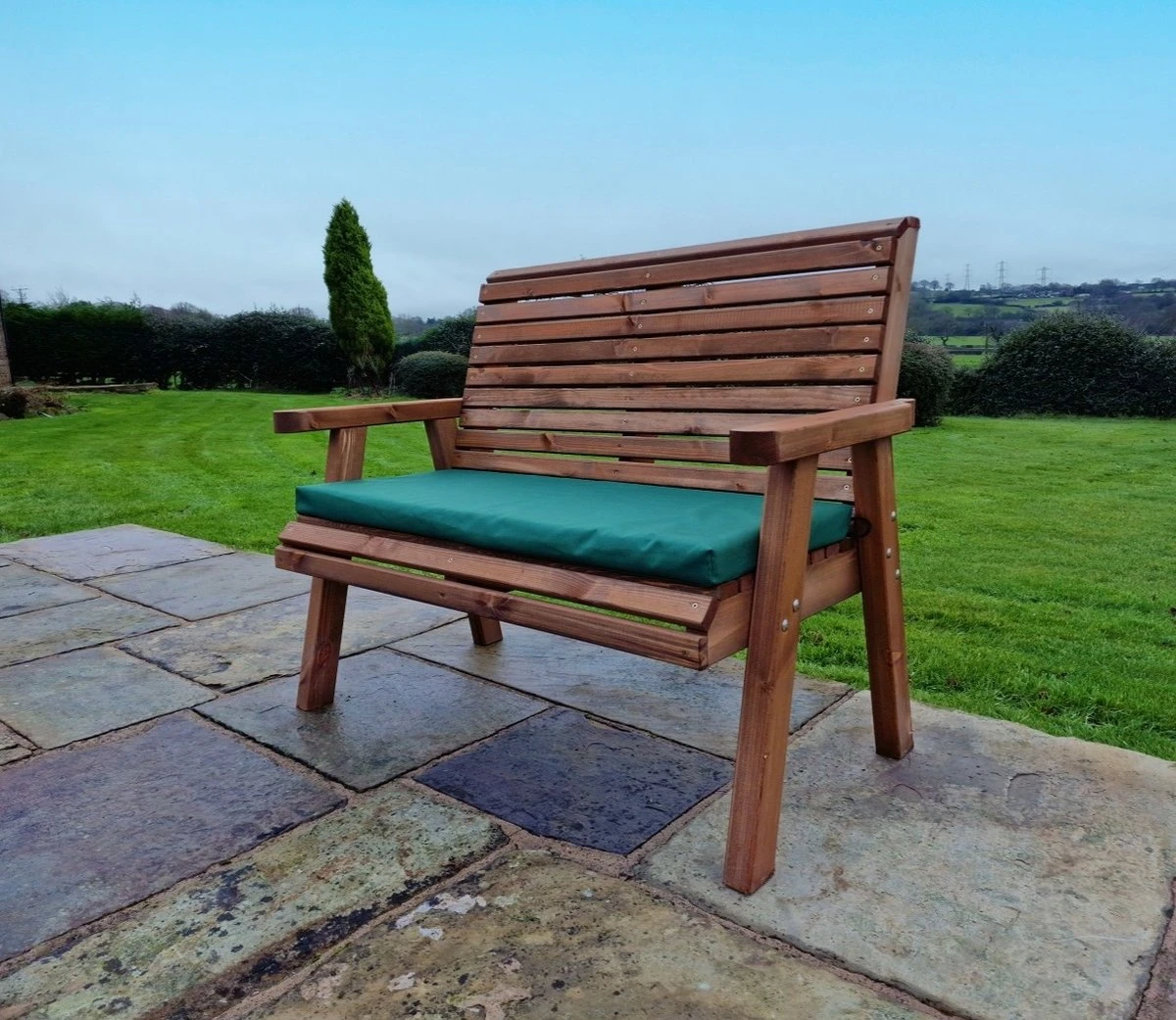 Churnet Valley 2 Seater Bench 4 Churnet Valley 2 Seater Bench - Image 2