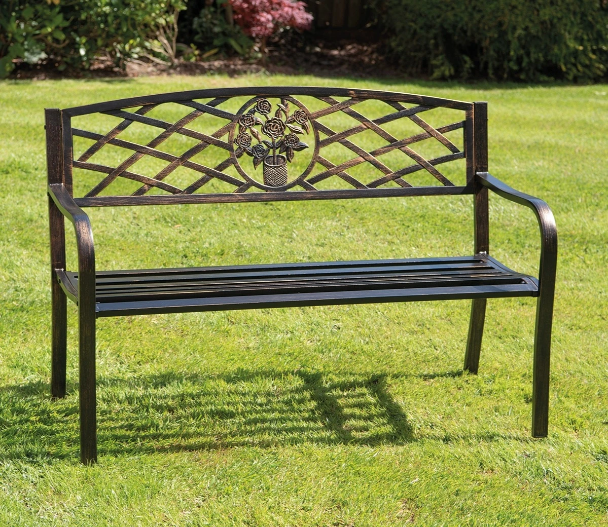 Greenhurst Coalbrookdale Garden Bench 3 Greenhurst Coalbrookdale Garden Bench