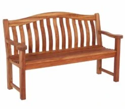 Alexander Rose Turnberry Oiled Mahogany 5ft Bench -Love Garden cornis 5ft turnberry bench by alexander rose fcb8121b8c1814c1dc257d011f4b6b5a original