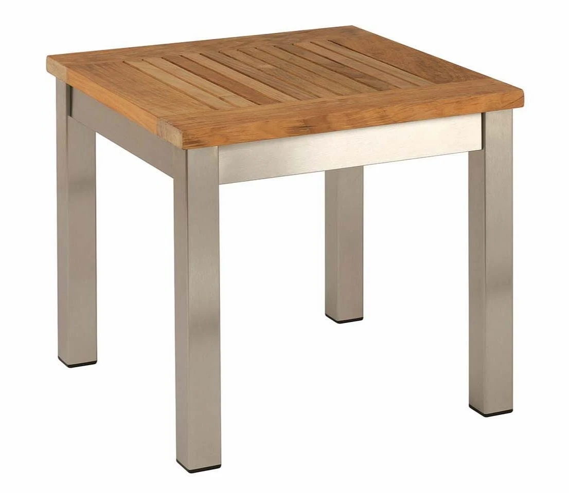 Barlow Tyrie Equinox 40cm Square Coffee Table 3 Barlow Tyrie Equinox 40cm Square Coffee Table
