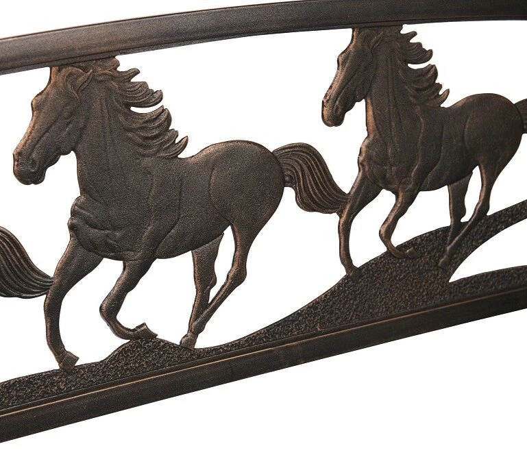 Greenhurst Horse Design Garden Bench 4 Greenhurst Horse Design Garden Bench - Image 2