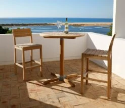 Barlow Tyrie Bermuda 90cm High Dining Table -Love Garden high dining table matched with two chairs. 7d1ae8d12cb5f681a5acf83ff6be3f7f original