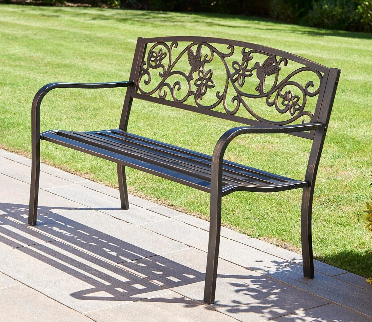 Greenhurst Hummingbird Garden Bench 3 Greenhurst Hummingbird Garden Bench