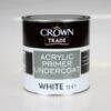 CROWN TRADE PAINT ACRYLIC PRIMER UNDERCOAT WHITE 1L 5024172 -Love Garden i974326 0