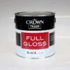 CROWN TRADE PAINT FULL GLOSS BLACK 2.5L 5026960 -Love Garden i974365 0
