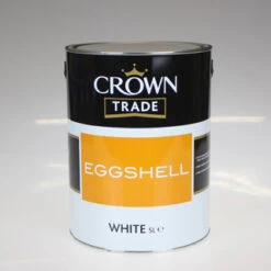 CROWN TRADE PAINT EGGSHELL WHITE 5L 5027038