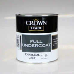 CROWN TRADE PAINT UNDERCOAT CHARCOAL GREY 1L 5027112