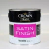 CROWN TRADE PAINT SATIN WHITE 2.5L 5074312 -Love Garden i974959 0
