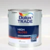 DULUX TRADE PAINT HIGH GLOSS PURE BRILLIANT WHITE 2.5L 2 DULUX TRADE PAINT HIGH GLOSS PURE BRILLIANT WHITE 2.5L -Love Garden i974980 0