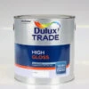 DULUX TRADE PAINT HIGH GLOSS WHITE 2.5L 1 DULUX TRADE PAINT HIGH GLOSS WHITE 2.5L -Love Garden i975049 0