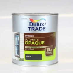 DULUX TRADE PAINT ULTIMATE OPAQUE BLACK 1L