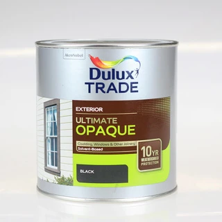 DULUX TRADE PAINT ULTIMATE OPAQUE BLACK 1L 3 DULUX TRADE PAINT ULTIMATE OPAQUE BLACK 1L