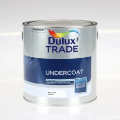 DULUX TRADE PAINT UNDERCOAT BRILLIANT WHITE 2.5L