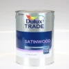 DULUX TRADE PAINT SATINWOOD PURE BRILLIANT WHITE 5L -Love Garden i976225 0