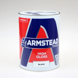 ARMSTEAD TRADE PAINT HIGH GLOSS BLACK 5L 3 ARMSTEAD TRADE PAINT HIGH GLOSS BLACK 5L