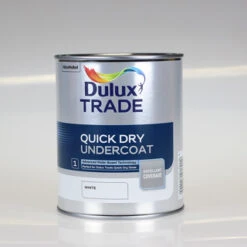 DULUX TRADE PAINT QUICK DRY UNDERCOAT WHITE 1L