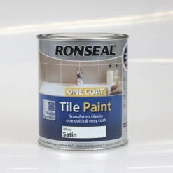 RONSEAL TILE PAINT BRLLIANT WHITE 750ML 35044