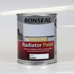 RONSEAL RADIATOR PAINT BRILLIANT WHITE SATIN 750ML 37506