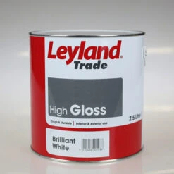 LEYLAND PAINT GLOSS BLACK 5LTR