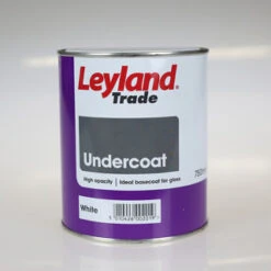 LEYLAND PAINT UNDERCOAT WHITE 0.75LTR