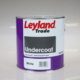 LEYLAND PAINT UNDERCOAT WHITE 2.5LTR 3 LEYLAND PAINT UNDERCOAT WHITE 2.5LTR