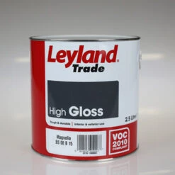 LEYLAND PAINT GLOSS MAGNOLIA 2.5LTR