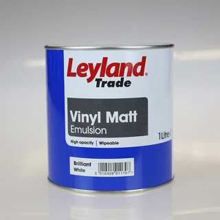 LEYLAND PAINT VINYL MATT BRILLIANT WHITE 1LTR 3 LEYLAND PAINT VINYL MATT BRILLIANT WHITE 1LTR