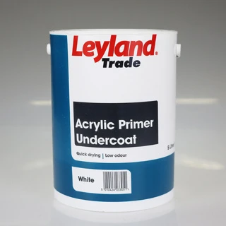 LEYLAND PAINT ACRYLIC PRIMER UNDERCOAT WHITE 5LTR 3 LEYLAND PAINT ACRYLIC PRIMER UNDERCOAT WHITE 5LTR