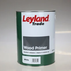 LEYLAND WOOD PRIMER WHITE 5LTR