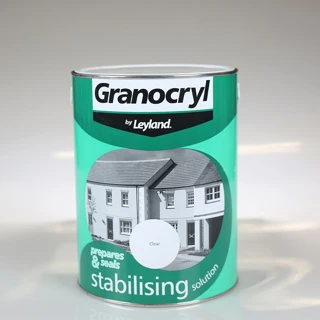 LEYLAND PAINT GRANOCRYL STABILISING SOLUTION CLEAR 5L 3 LEYLAND PAINT GRANOCRYL STABILISING SOLUTION CLEAR 5L