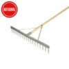 ALUMINIUM LANDSCAPE RAKE COMPLETE WITH HANDLE FAIALR -Love Garden i997158 0