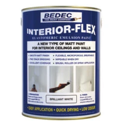 BEDEC INTERIOR FLEX BRILLIANT WHITE MATT 2.5L