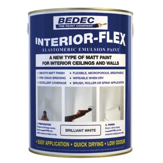 BEDEC INTERIOR FLEX BRILLIANT WHITE MATT 2.5L 3 BEDEC INTERIOR FLEX BRILLIANT WHITE MATT 2.5L