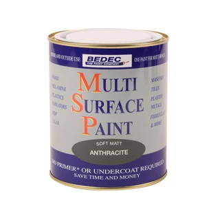 BEDEC MULTI SURFACE PAINT ANTHRACITE MATT 2.5L 3 BEDEC MULTI SURFACE PAINT ANTHRACITE MATT 2.5L
