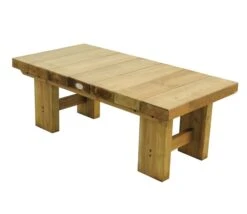 Forest Low Level Sleeper 1.2m Table -Love Garden low level sleeper table 12m by forest garden 6f4b9992886dd24ca37b35b61f9ebc93 original