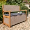 Rowlinson Alderley Rattan Storage Bench - Natural -Love Garden rowlinson alderley rattan storage bench natural b6bf2d0ff9def99dfc1cb64030f02ba4 original