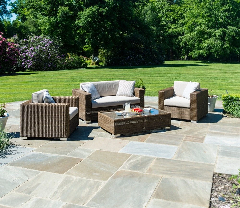 Alexander Rose San Marino Coffee Table With Glass Top 4 Alexander Rose San Marino Coffee Table With Glass Top - Image 2