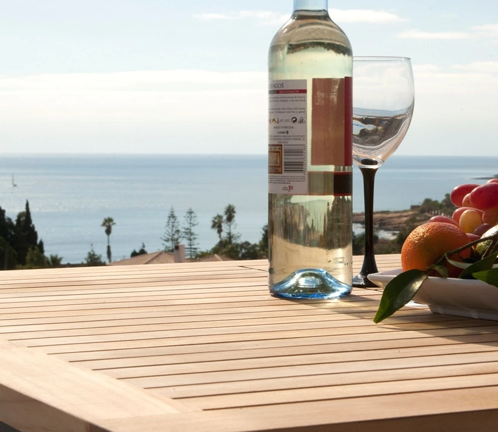 Barlow Tyrie Aura 90cm Square Dining Table 7 Barlow Tyrie Aura 90cm Square Dining Table - Image 5