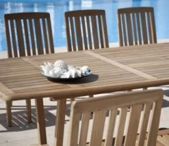 Barlow Tyrie Chesapeake 280cm Rectangular Dining Table -Love Garden table with matching chairs on display. 8664f8290d52b19db2e8ecbff48ae565 original